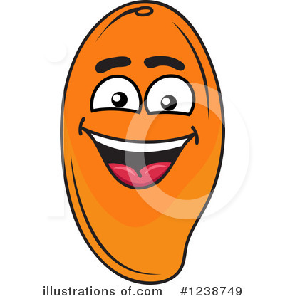 Royalty-Free (RF) Mango Clipart Illustration by Vector Tradition SM - Stock Sample #1238749