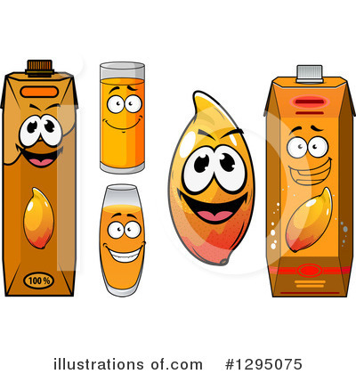 Royalty-Free (RF) Mango Clipart Illustration by Vector Tradition SM - Stock Sample #1295075
