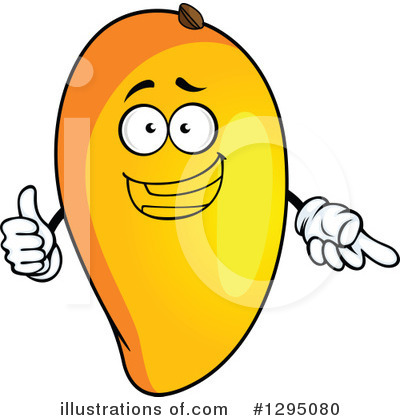 Royalty-Free (RF) Mango Clipart Illustration by Vector Tradition SM - Stock Sample #1295080