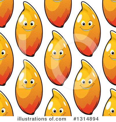 Royalty-Free (RF) Mango Clipart Illustration by Vector Tradition SM - Stock Sample #1314894