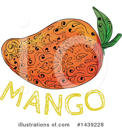Royalty-Free (RF) Mango Clipart Illustration by patrimonio - Stock Sample #1439228