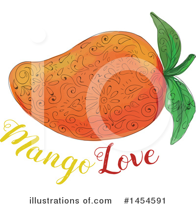 Royalty-Free (RF) Mango Clipart Illustration by patrimonio - Stock Sample #1454591
