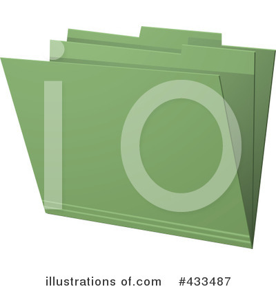 Royalty-Free (RF) Manila Folder Clipart Illustration by elaineitalia - Stock Sample #433487