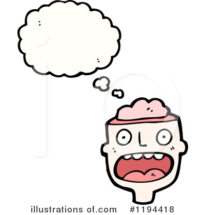 Royalty-Free (RF) Man'S Brains Clipart Illustration by lineartestpilot - Stock Sample #1194418