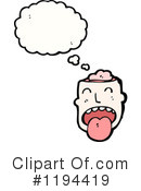 Man'S Brains Clipart #1194419 by lineartestpilot