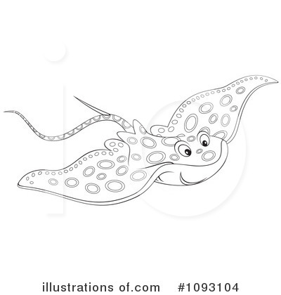 Manta Ray Clipart #1093104 by Alex Bannykh