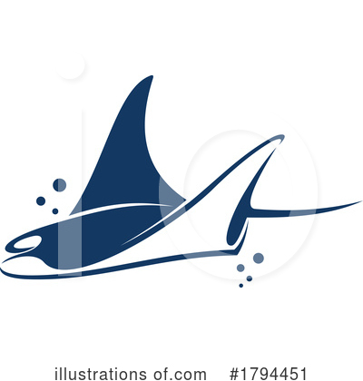 Manta Ray Clipart #1794451 by Vector Tradition SM