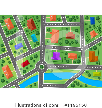 Royalty-Free (RF) Map Clipart Illustration by Vector Tradition SM - Stock Sample #1195150