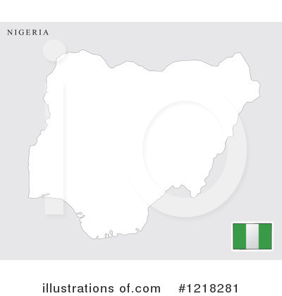 Nigeria Flag Clipart #1218281 by Lal Perera