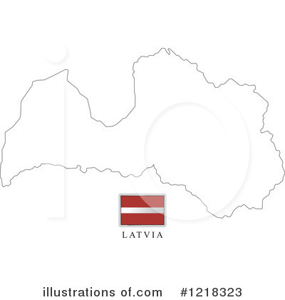 Royalty-Free (RF) Map Clipart Illustration by Lal Perera - Stock Sample #1218323