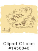 Map Clipart #1458848 by patrimonio