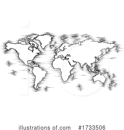 Royalty-Free (RF) Map Clipart Illustration by AtStockIllustration - Stock Sample #1733506