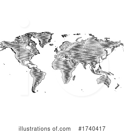 Royalty-Free (RF) Map Clipart Illustration by AtStockIllustration - Stock Sample #1740417