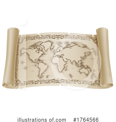 Royalty-Free (RF) Map Clipart Illustration by AtStockIllustration - Stock Sample #1764566
