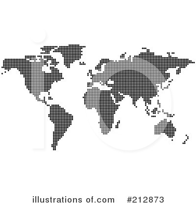Royalty-Free (RF) Map Clipart Illustration by dero - Stock Sample #212873