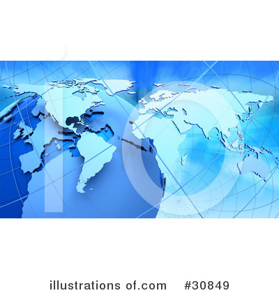 Royalty-Free (RF) Map Clipart Illustration by Tonis Pan - Stock Sample #30849