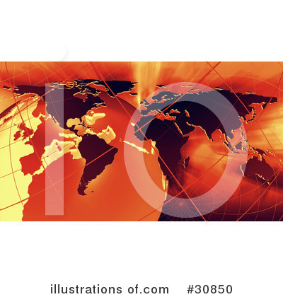 Royalty-Free (RF) Map Clipart Illustration by Tonis Pan - Stock Sample #30850