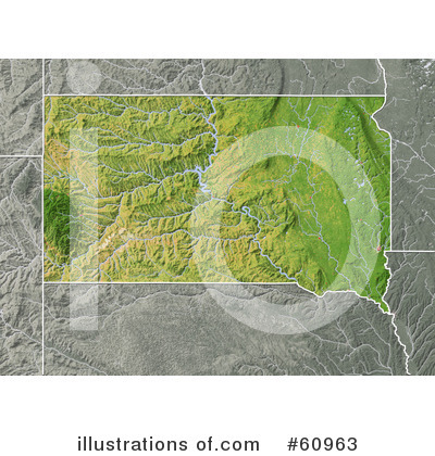South Dakota Clipart #60963 by Michael Schmeling