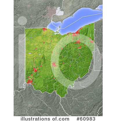 Royalty-Free (RF) Map Clipart Illustration by Michael Schmeling - Stock Sample #60983