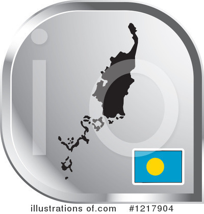 Royalty-Free (RF) Map Icon Clipart Illustration by Lal Perera - Stock Sample #1217904