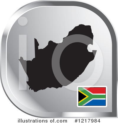 South African Flag Clipart #1217984 by Lal Perera