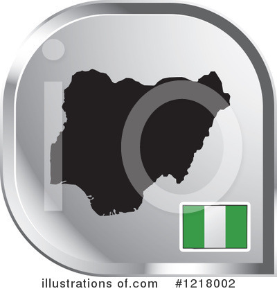 Nigeria Flag Clipart #1218002 by Lal Perera