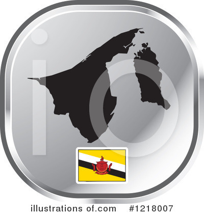 Royalty-Free (RF) Map Icon Clipart Illustration by Lal Perera - Stock Sample #1218007