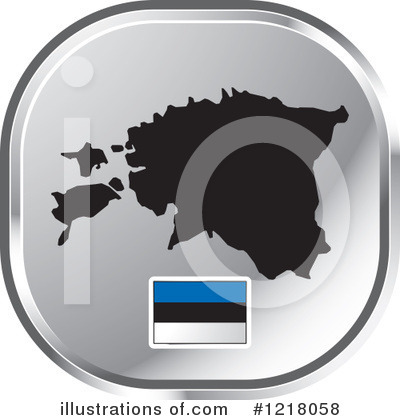 Royalty-Free (RF) Map Icon Clipart Illustration by Lal Perera - Stock Sample #1218058