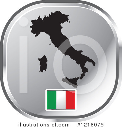 Royalty-Free (RF) Map Icon Clipart Illustration by Lal Perera - Stock Sample #1218075