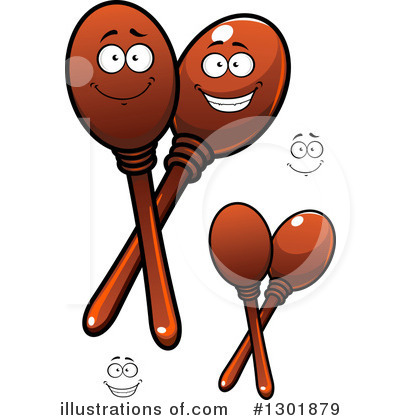Royalty-Free (RF) Maracas Clipart Illustration by Vector Tradition SM - Stock Sample #1301879