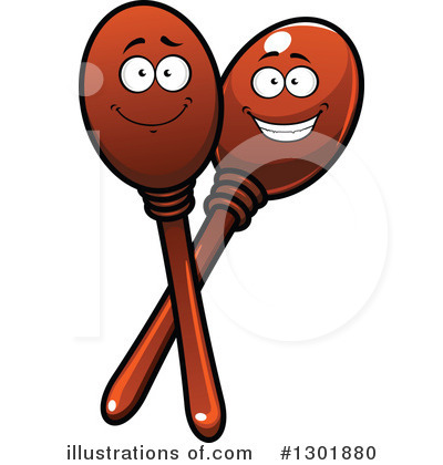 Royalty-Free (RF) Maracas Clipart Illustration by Vector Tradition SM - Stock Sample #1301880