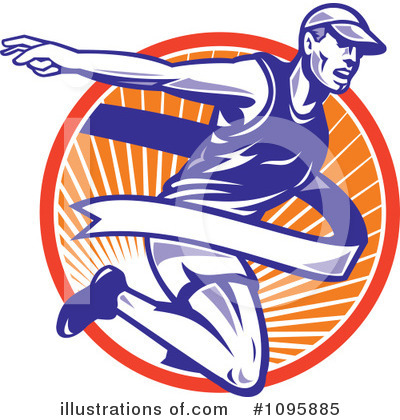 Royalty-Free (RF) Marathon Clipart Illustration by patrimonio - Stock Sample #1095885
