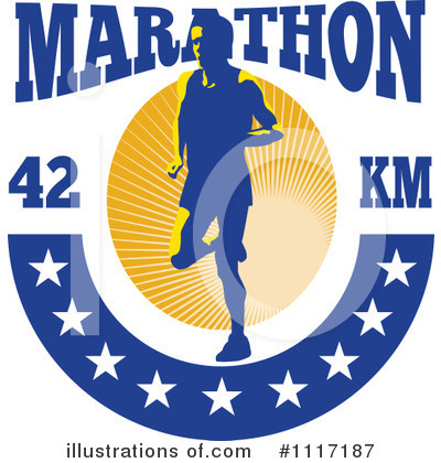 Royalty-Free (RF) Marathon Clipart Illustration by patrimonio - Stock Sample #1117187