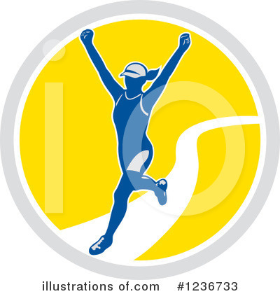 Royalty-Free (RF) Marathon Clipart Illustration by patrimonio - Stock Sample #1236733