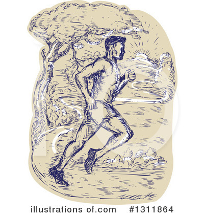 Royalty-Free (RF) Marathon Clipart Illustration by patrimonio - Stock Sample #1311864