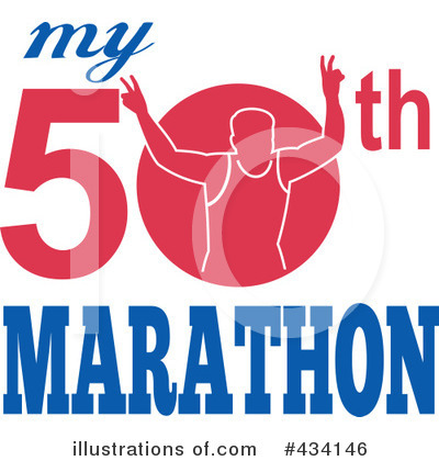 Royalty-Free (RF) Marathon Clipart Illustration by patrimonio - Stock Sample #434146