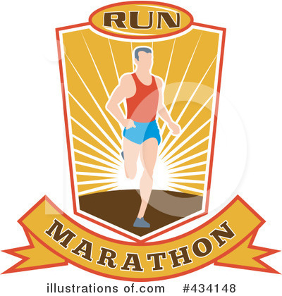 Royalty-Free (RF) Marathon Clipart Illustration by patrimonio - Stock Sample #434148