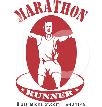 Royalty-Free (RF) Marathon Clipart Illustration by patrimonio - Stock Sample #434149