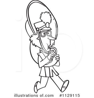 Marching Band Clipart #1129115 by toonaday
