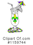 Mardi Gras Clipart #1159744 by LoopyLand