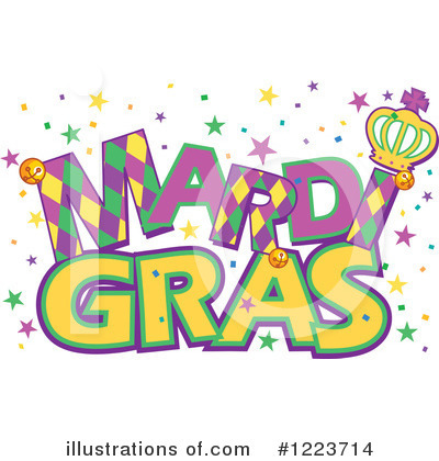 Royalty-Free (RF) Mardi Gras Clipart Illustration by Pushkin - Stock Sample #1223714