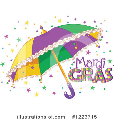 Royalty-Free (RF) Mardi Gras Clipart Illustration by Pushkin - Stock Sample #1223715