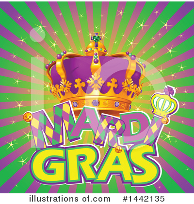 Royalty-Free (RF) Mardi Gras Clipart Illustration by Pushkin - Stock Sample #1442135