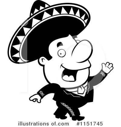 Royalty-Free (RF) Mariachi Clipart Illustration by Cory Thoman - Stock Sample #1151745