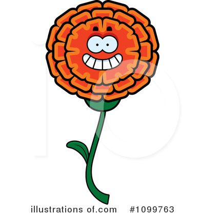 Royalty-Free (RF) Marigold Clipart Illustration by Cory Thoman - Stock Sample #1099763