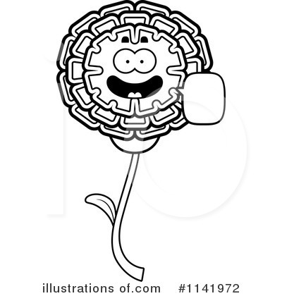 Marigold Clipart #1141972 by Cory Thoman
