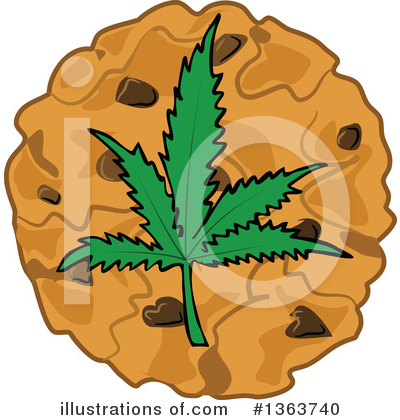 Royalty-Free (RF) Marijuana Clipart Illustration by djart - Stock Sample #1363740