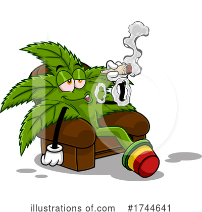 Royalty-Free (RF) Marijuana Clipart Illustration by Hit Toon - Stock Sample #1744641