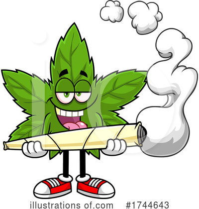 Royalty-Free (RF) Marijuana Clipart Illustration by Hit Toon - Stock Sample #1744643