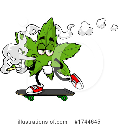 Royalty-Free (RF) Marijuana Clipart Illustration by Hit Toon - Stock Sample #1744645